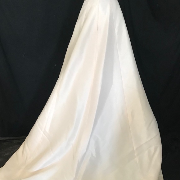 NWT Rena Koh Blush Mikado Silk Wedding Dress 12 - Picture 4 of 6